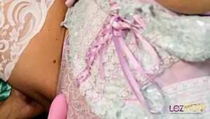 bored wicked witch wishin for new lesbian friends in garage fingering