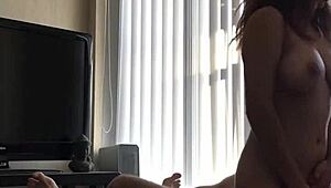 i'm watching this young asian ride dick with vibrator on webcam