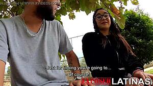 tinder date turns to hot sex with latina