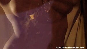 Sensual Indian Pornstar Dances Naked in Panties, Teasing Her Boobs with Handjob Moves at Night