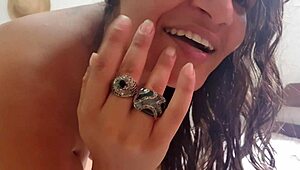 Renan loves rings and asked for this fetish with my big latina ass.