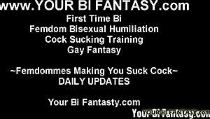 Dominant Mistress Enslaves Him For Intense Blowjob In POV