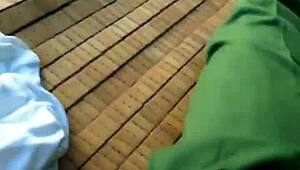 boy police officer masturbates in uniform with handcuffs