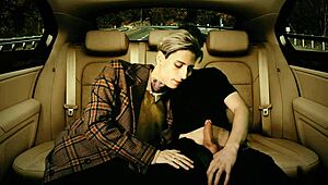 Damn! Hunk Gets Anal Pounded Hard In Car Back Seat!