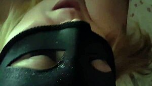 Wife gives blowjob and takes facial