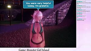 Vtuber在怪物女孩岛上搞砸了，第一部分！