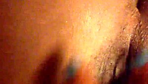 Me Playing with My Pretty Ebony Pussy