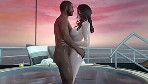 yo, cute teen gives a hot thigh-fuck in 3d skyrim porn