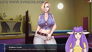 dragon ball adventure with android 21 giving fat asian brunette blowjob in hentai 😏