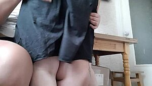 our wildest lesbian session in the kitchen with illusion girls