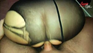 i tore pantyhose on stepmom and creampied her oops