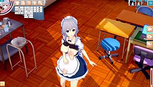 i rub sakuya's big tits endlessly