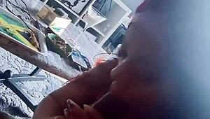 Farewell blowjob from tiny 18+ debo lister!