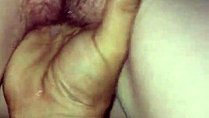 Wife Squirting Hard and Taking a Messy Creampie in Action!