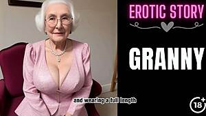 granny calls young male escort for taboo fun in part 1