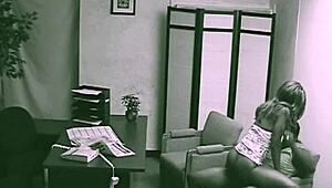 Black Couple's Secret Office Fuck Rush