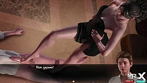 Bossy woman gives foot orgasm in treasure of nadia