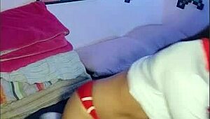 Is this Japanese brunette's masturbation too hot?