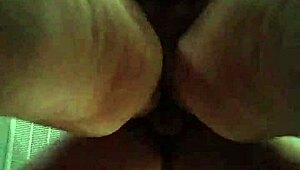 Husband and chubby wife have fun together