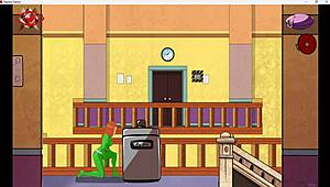 Being a spy on intimate training session of Peppercorns in a 2D world