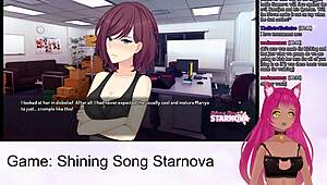 Vtuber explores Mariya's route in Shining Song Starnova.