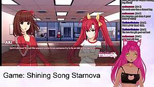 Vtuber explores Mariya's route in Shining Song Starnova.