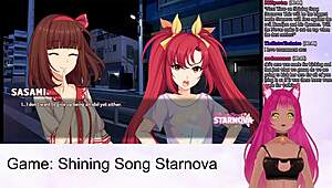 Vtuber explores Mariya's route in Shining Song Starnova.