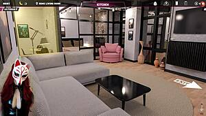 Steps of debauchery 8 - old man watches girl masturbate playful fox