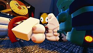 Да ли се питаш колико дивља може бити Роблокс порно компилација са кривудавим хентаијем?