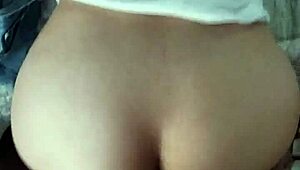 Nuevamente le doy mi culo cuando estamos solos, bent over in doggystyle and cowgirl riding