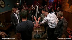 Deep Throat Slut Gets Ruthlessly Fucked In Public With No Mercy At All!