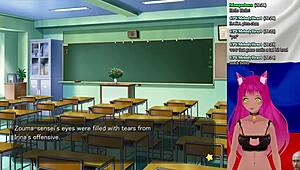 vtuber lewdneko plays girlfriend president game!