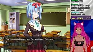 vtuber lewdneko plays girlfriend president game!