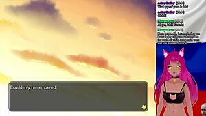 vtuber lewdneko plays girlfriend president game!