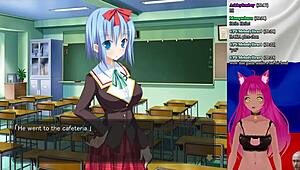 vtuber lewdneko plays girlfriend president game!