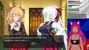 vtuber lewdneko plays girlfriend president game!