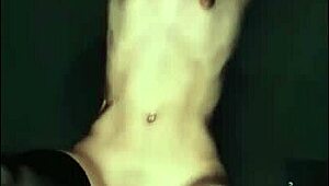 skinny petite mexican girl in homemade couple moment