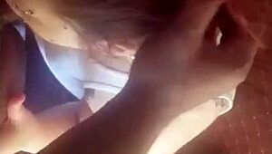 Ariesbbw가 뚱뚱한 블로우잡으로 인터레이셜 BBW와 해버려