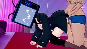 Cartoon woman wants sex before bed