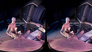 Vr Frost And Skarlet Fight Passionately Over Your Cum In This Intense 3some