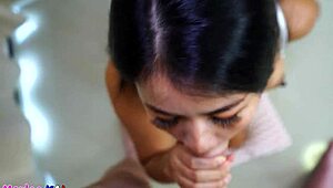 Hey babe, open wide for that cim, my sexy Thai girlfriend deserves it after this wild ride!