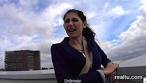 Czech Teen Seduced in Supermarket and Pounded Hard in POV Anal Action