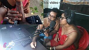 अग्नि भाबी ने दिया रिएक्शन्स on wild rooftop teacher banging.