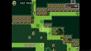 Yuka relaxes in onsen with huge tits in hentai game. Scattered shards of yokai pornplay episode 2