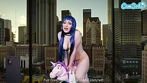 i’m lizzie love as hinata hyuga, riding sybian on camsoda!