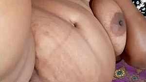 Wife and husband share quiet emotional moments together at home