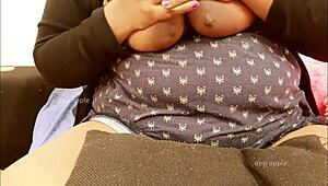 I fucking this indian sexy baby showing her natural tits... oops