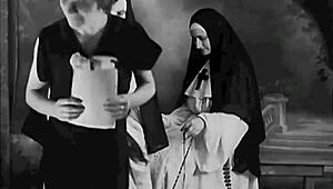 This vintage beauty got bent over doggystyle like a beast in retro style.