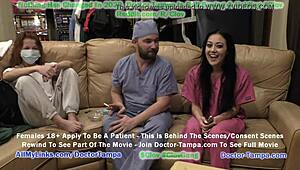 so, becoming doctor tampa, i watched nurse stacy shepard give bratty blaire celeste a wild sports physical for cheerleading.