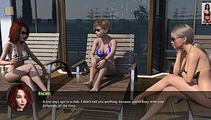 Reunion turns steamy with two ladies licking each other eagerly.